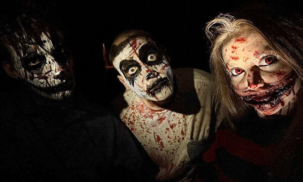 Lewisburg Haunted Cave cast member trio